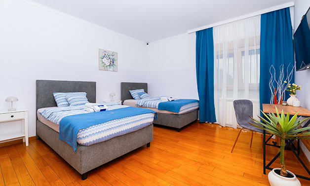 Double Room Double room for patients during addiction treatment at MedTiM clinic
