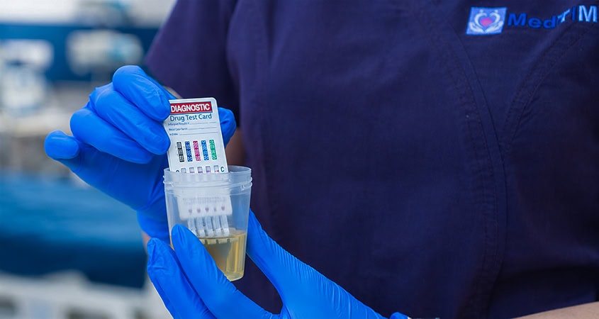 Drug testing as part of laboratory diagnostics at MedTiM Clinic