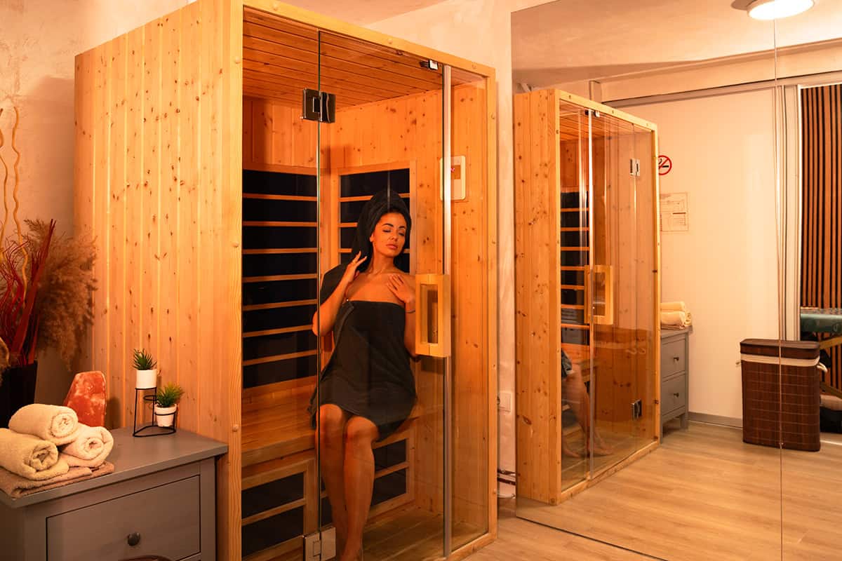 Infrared sauna at MedTiM Hospital
