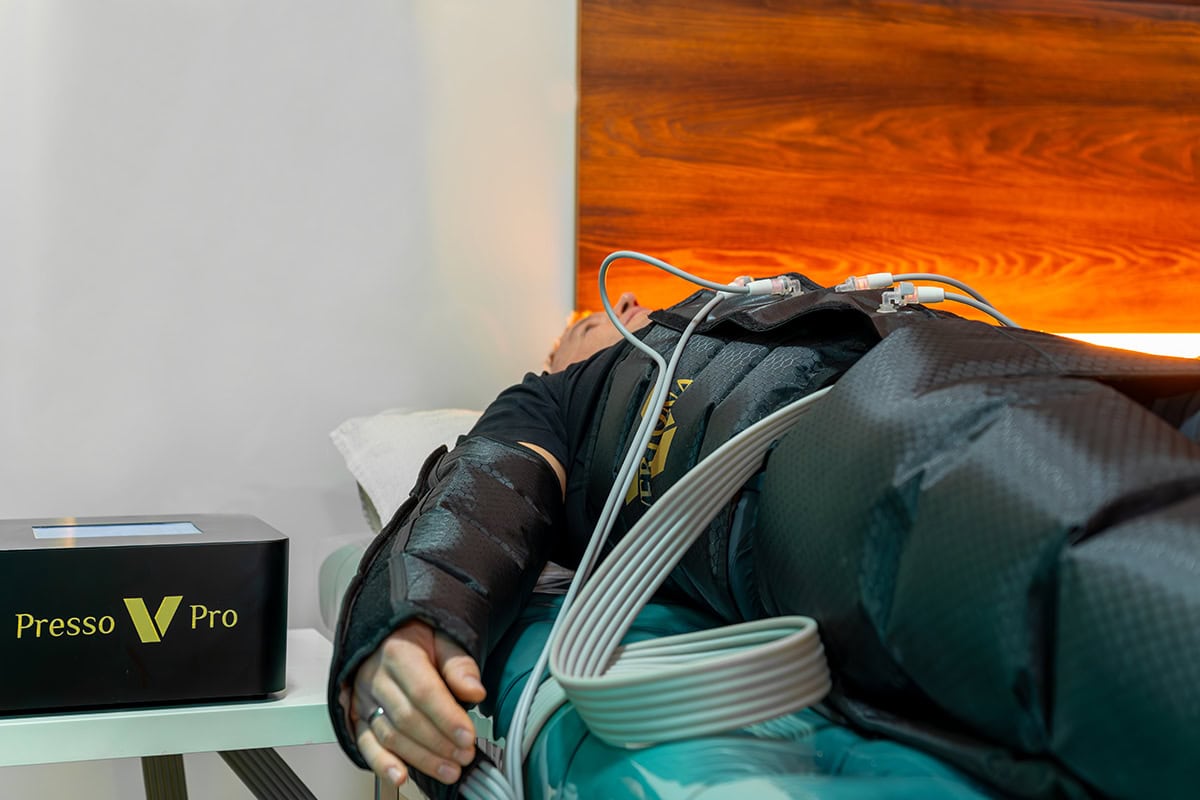 Lymphatic massage supporting relaxation and recovery
