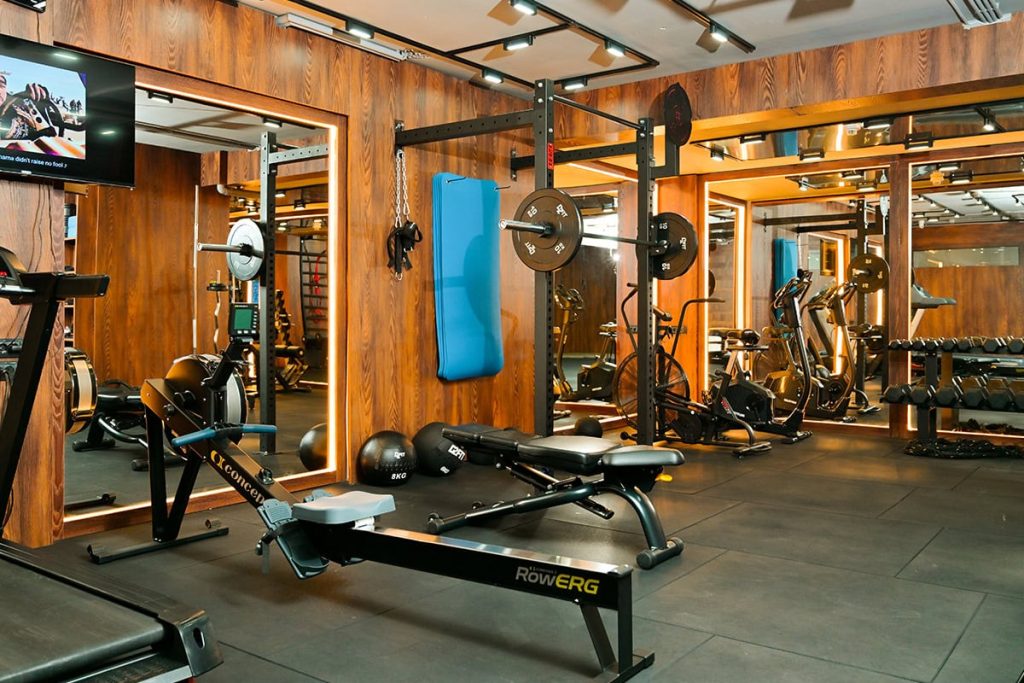 Patient Fitness Area Patient fitness area supporting physical recovery during treatment