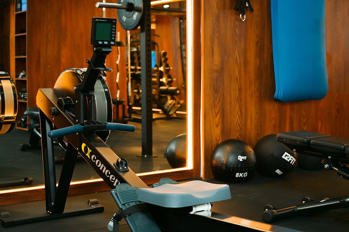 Gym Facilities Gym facilities at MedTiM Clinic for physical activity and recovery support