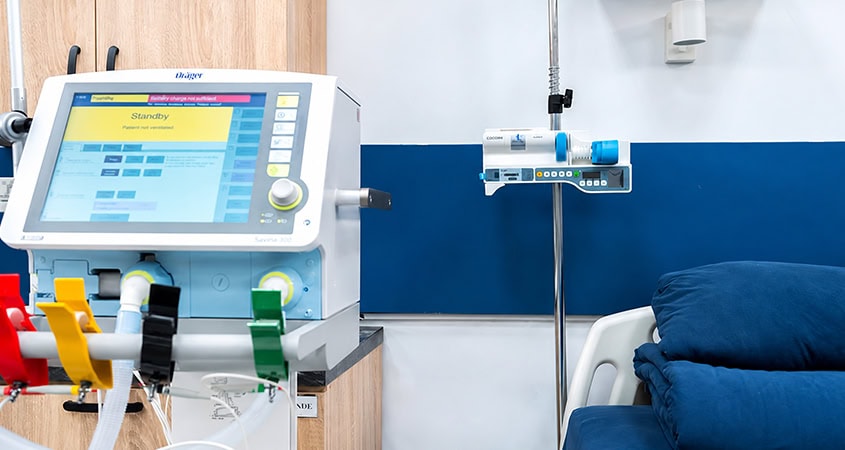 UROD Medical Equipment Medical equipment used during the UROD detoxification procedure