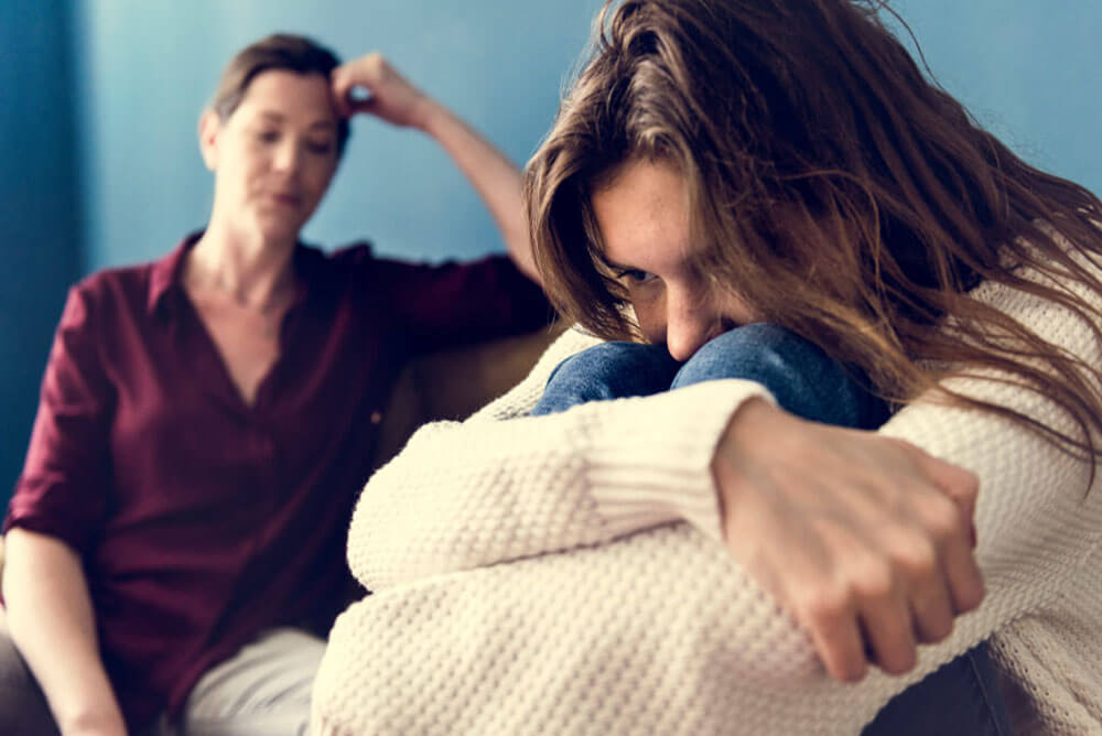 Support group for codependent partners at addiction recovery clinic